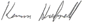 Kevin Hudnell Signature